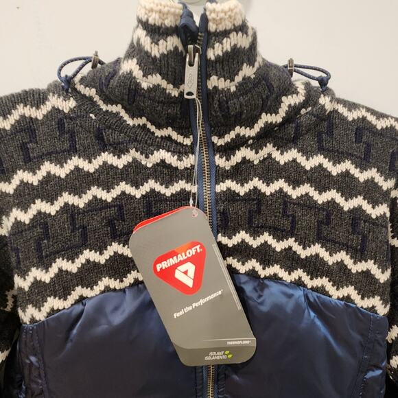 Free People Just Lodgin blue Sweater puffer size XS - Picture 5 of 7